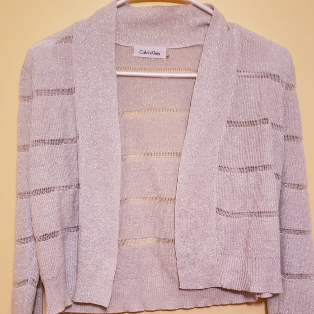 Calvin Klein Open Front Cardigan Sweater -M - Picture 1 of 6